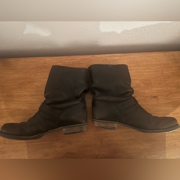 Frye Riding Moto Biker Boots - Picture 2 of 4